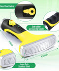 Fan Spray Nozzle For Garden Hose With Flow Control And Ergonomic Insulated Grip Built Tough Heavy Duty Hose Head Sprayer