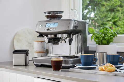 Barista Pro Espresso Machine With Built In Grinder And 4 Keys Formula Delivers Cafe Quality Espresso At Home In Under One Minute in kitchen