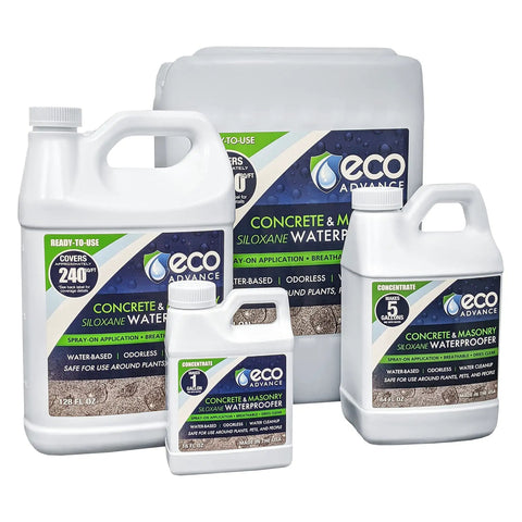 Odorless Concrete And Masonry Waterproofer Spray On For 1 Gallon Ready To Use For Driveways Patios Brick Stucco Stone Pavers And More