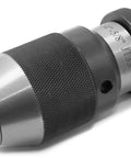 Heavy Duty Keyless Drill Chuck With One Sixty Fourth To Five Eighths Inch Capacity, Ultra Low Runout Under 0.004 Inches, One Hand Open Close Jaw