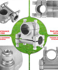 Universal String Trimmer Wheel Attachment Fits 26mm And 28mm Shafts Weed Eater Conversion Kit metal adapter with strong screws