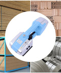 Heavy Duty Electric Strapping Tool Portable Handheld Pallet Baler Cuts And Heat Seals PP PET Bands No Buckles Needed on wooden pallets