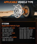 2Pcs 513288 Front Or Rear Wheel Bearing Hub Assembly Fit For Chevy Impala 2014 2017 2020 with compatibility details