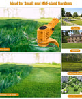 Cordless 21V String Trimmer With 2x2.0Ah Batteries And Charger Weed Wacker for lawn trimming and landscaping visualization