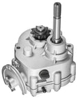 Savage Professional Grade Forward Reverse Go Kart Gearbox With 30 Series Torque Converter Seamless Integration For 212cc Engine UTV Off Road Builds showing top view with shaft and gears.