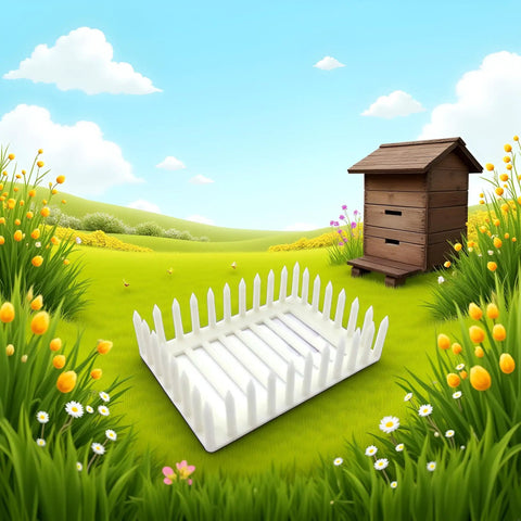 Queen Marker Cage Clip for Beekeeping Durable Plastic Queen Cage Catcher Tool Easy Handling for Beekeepers in grassy field