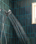 Aromatherapy Hand Shower With INLY Technology And Spa Capsule Kit, infuse essential oils right into your shower water, chrome finish