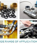 225 Piece Garage Ready Rubber O Ring Kit With 18 Sizes Heat Resistant And Corrosion Resistant O Rings for applications