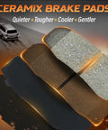 Geomet Coated Disc Rotors Front And Rear With Ceramic Brake Pads Brake Kit for quiet and tough braking