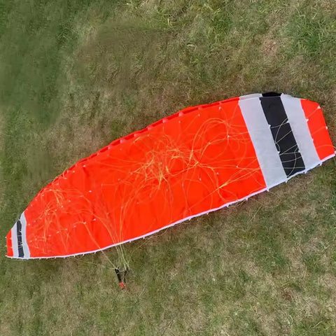 RC Paraglider Wing For Adults With Double Layer Canopy Wingspan 2.36M Or 2.8M Parachute Cloth on Grass