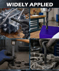 Top Shelf Sae Thread Repair Kit With Hss Drill Bits And Iron Tough Taps shown in use for engine repair and metal fabrication.