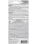 Back view of Ultra Grey RTV Silicone Gasket Maker 3 Oz packaging with instructions and product information visible
