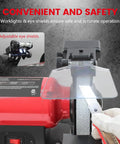 Tough As Nails 8 Inch Dual Wheel Bench Grinder 550W Brushless Motor 2950 RPM with adjustable eye shield for safe operation.