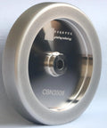 4 In 1 Plus CBN Grinding Wheel For Sharpening Woodturning And HSS Tools, Eight Inch Diameter, Five Eighth Inch Arbor, 180 Grit