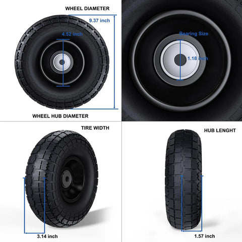 Moving Adjustable Panel Dolly With 10 Inch Solid Rubber Wheels 1000 Lbs Load Capacity Heavy Duty Material Handling For Panels Slabs Plywood Doors Granite Drywall And More Black wheel dimensions