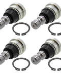Ball Joint Kit For Polaris RZR 1000 900 XP 900 Ranger 1000 Front And Rear Upper And Lower 4 Pack Built To Last OEM Compatible With 7082507 7081924 7081665 7081859 7081991, four metal joints and circlips