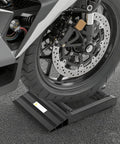Heavy Duty Motorcycle Wheel Roller Cleaning Stand For Tire And Chain Cleaning Aluminum Bike Roller Stand 600 Lbs Capacity