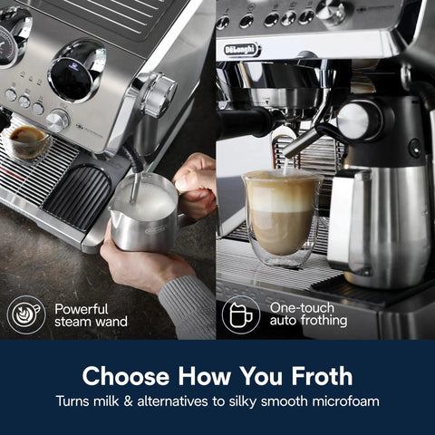 La Specialista Maestro Espresso Machine With Grinder And Auto And Manual Milk Frother Barista Grade Bean To Cup Cold Brew Ready