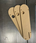 Zero Clearance Throat Plate Insert With Riving Knife Slot For 74 Series Table Saws Fits DW744 DW745 DW746 MDF friction fit