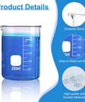 250ml beaker from Go To Beaker Set With Five Sizes 10ml 25ml 50ml 100ml And 250ml Borosilicate Glass Lab Beakers Low Form Built For Real