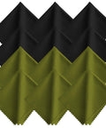 Xthel microfiber eyeglass cleaning cloths, 12-pack (6 black, 6 green), 7×6 inches, reusable lint-free for glasses