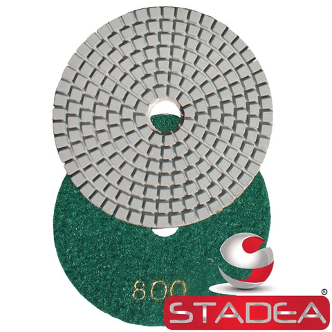 4 Inch Diamond Polishing Pads Wet Dry Set With 11 Diamond Pads And Backer Pad For Granite Concrete Marble Polishing Includes Grits 800.