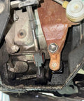 Close-up of manual transmission linkage showing Heavy Duty Transmission Shift Cable Kit For Focus 2005 2009, 98WT7288A2A