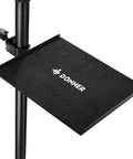 Sturdy Drum Accessory Tray With Clamp On Shelf For Electronic Kits, Flexible Mic Stand Holder with black EVA pad.