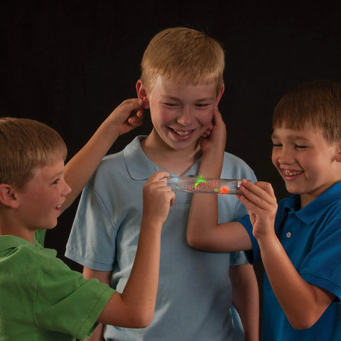 Kids using Energy Stick Science Kit for Kids Hands On Electricity Learning Turn Your Body Into A Conductive Demonstration Kid Friendly