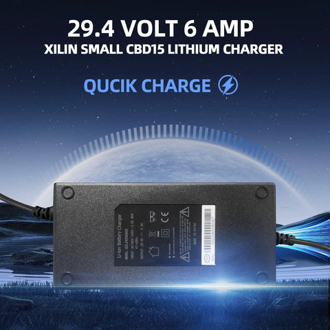 Heavy Hitter 29.4 Volt 6 Amp Forklift Battery Charger For Hella Fast Lithium Ion Charging Compatible With Pallet Trucks And Warehouse Gear Solid Build To Keep Your Team Operating Smooth