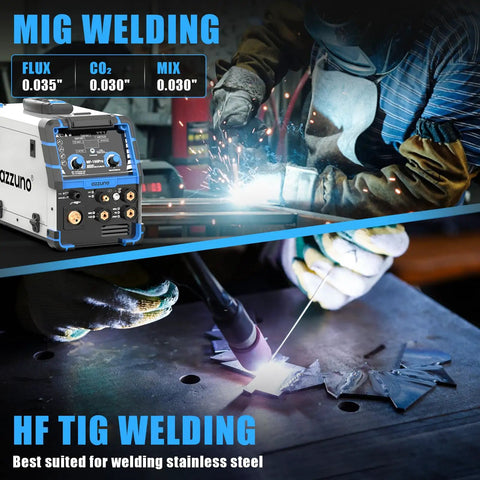 All In One Plasma Cutter And Multiprocess Welder 160A Workhorse For Home Shop 110 Volt And 220 Volt Compatible with MIG and TIG welding
