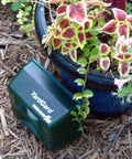 Yard Gard Ultrasonic Animal Repeller for 4000 Sq Ft Keeps Deer, Raccoons, and Skunks Out With Humane No Harm High Frequency Sound Humans Don't Hear But Pests Do for a Safer, Pest Free Backyard placed by a garden pot