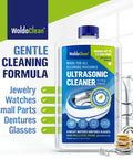 Heavy Duty Ultrasonic Cleaner Concentrate That Makes Eight Gallons For Glasses Retainers Dentures Aligners Razors And Firearm Parts Doing A Beast Mode Job On Stubborn Grime With Zero Hassle