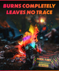 Vibrant Multi Color Fire Packets 25 Pack For Fire Pits Campfires Bonfires And Fireplaces Instant Color Flames with colorful fire
