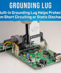 DIP And IC Extraction Tool For 24 To 40 Pin Chips With Grounding Lug Safe Chip Puller removing chip from circuit board