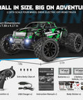 All Terrain 1 To 18 Scale RC Truck 4WD Waterproof Off Road Vehicle With 2.4 GHz Remote, 36 KPH Top Speed, components layout