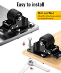 Easy to install Badass 2 Inch Low Profile Casters With Total Lock Brakes And Durable Nylon Wheels Heavy Duty 2200 Lb Capacity Per Set.