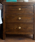 Wooden dresser with 10 Pack Antique Brass Kitchen Cabinet Knobs Set Old School Vintage Drawer Knobs Aged Bronze Hardware