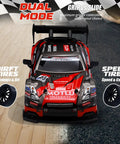 Dope High Speed 4WD Drift RC Car With LED Lights, Dual Batteries, 1:24 Scale Remote Control Vehicle with drift and speed tires