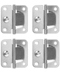 Stainless Steel Camping Cooler Hinge Replacement Kit 4 Pcs Heavy Duty Hinges for Outdoor Freezer DIY Cooler Repair
