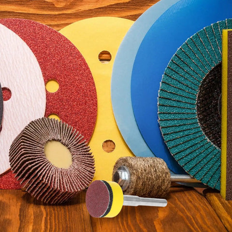 Get Your Hands On This Awesome Set Of 100pcs Sanding Discs With Grits From 100 To 3000 For Smooth Drilling And Shiny Finishes That Last, assorted sanding discs in various colors.