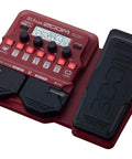 Red B1X Four Bass Multi Effects Processor with Expression Pedal for stage and studio, compact design, battery powered