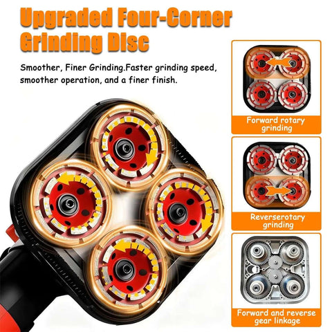 Four Head Concrete Floor Grinder And Electric Diamond Polisher Machine With Six Variable Speed for grinding stone, marble, cement.