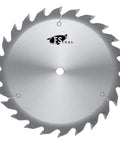 Premium 10 Inch Rip Saw Blade 24 Tooth Flat Top Grind With 5 8 Inch Bore visible, carbide tipped with copper plated slots.