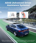 Car on highway illustrating ADAS feature of Dual Dash Cam Front And Rear With Free 64GB Card 3 Inch Screen Car Cam