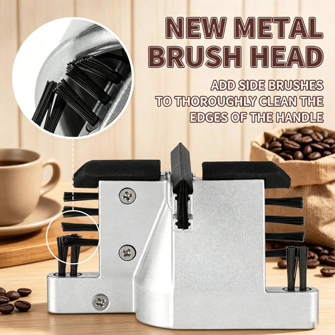 Metal brush head for Hassle Free Automatic Espresso Portafilter Cleaner With Smart Proximity Sensor For 58 Mm Makers.