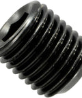 Seven Sixteenth By Twenty Socket Set Screws One Half Inch Long Headless Hex Grub Screws Fine Thread Steel Zinc Plated Eight Pack