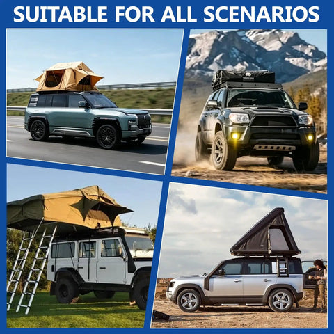 Heavy Duty Roof Tent Mounting Brackets Kit 28-Piece Hardware Set For Secure Rooftop Tent Installations, Rust Resistant, Durable Off Road Gear For Easy Mounting And Long Lasting Support on rooftop tents