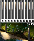Low Voltage 12 24V LED Pathway Lights 3W 3000K CRI 90 Plus Aluminum Waterproof Landscape Walkway Garden Yard ETL Listed 12 Pack