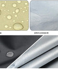 Closeup of waterproof 900D Oxford fabric for Heavy Duty Waterproof Swing Seat Cover For Patio Two To Three Seater Bench Cushions
